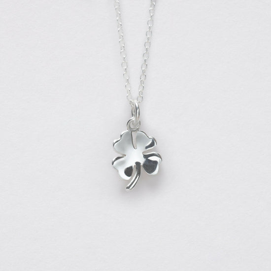 Sterling Silver Clover Pendant Necklace Charms & Pendants Crumble and Core   