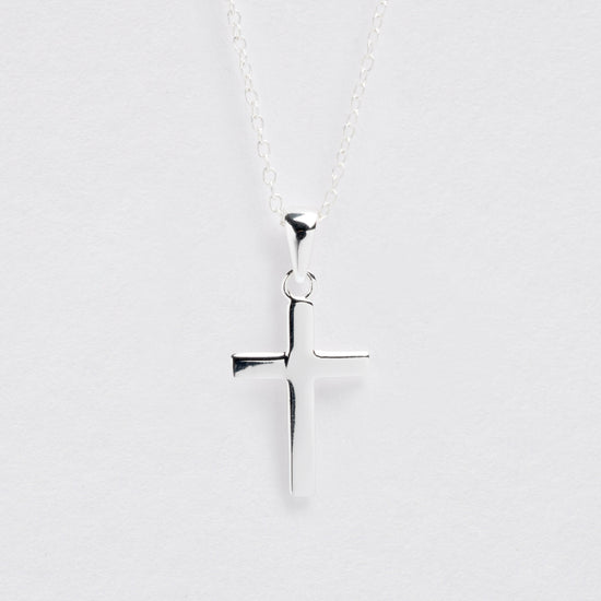 Sterling Silver Cross Pendant Necklace Charms & Pendants Crumble and Core   