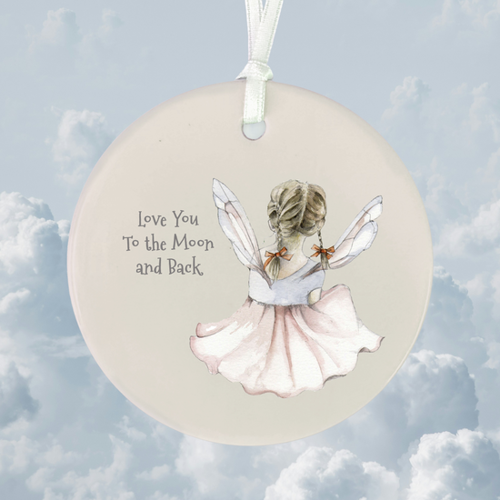 Hanging Ceramic Decoration - Fairy