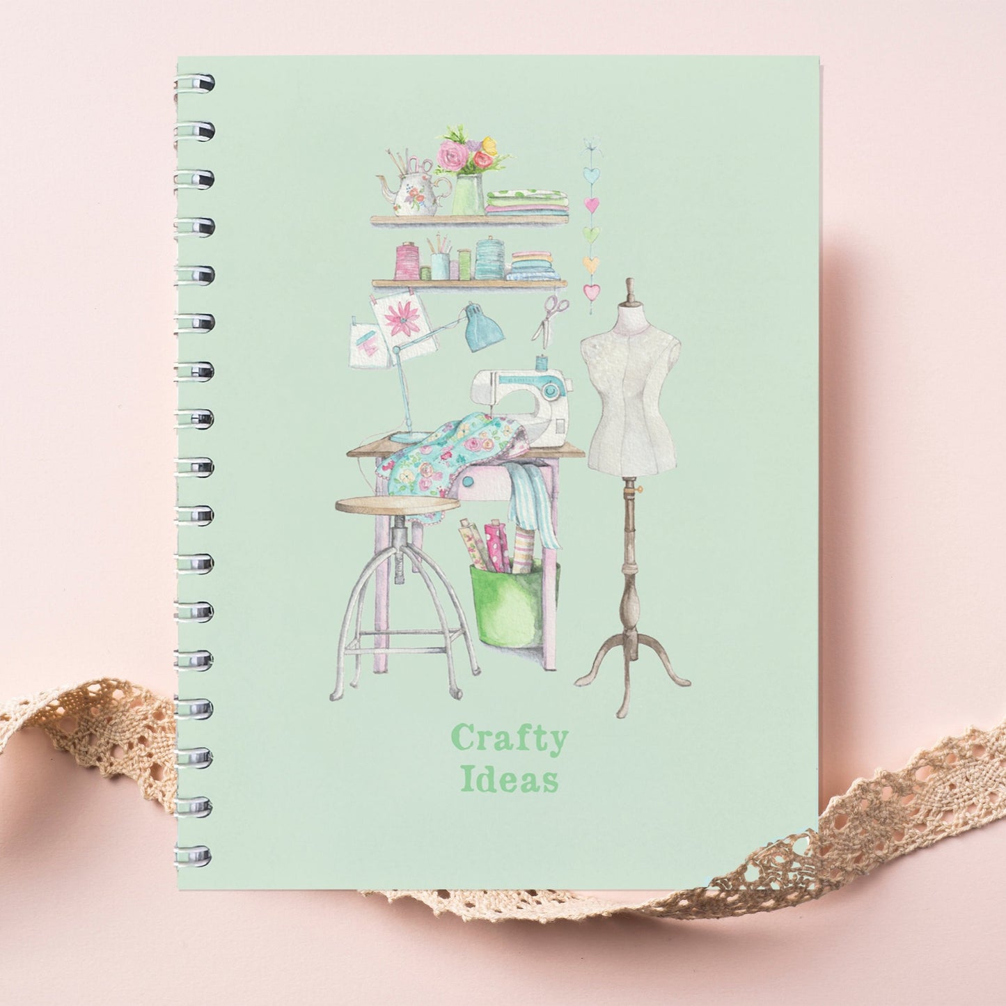 Wire Bound Notebook - Craft