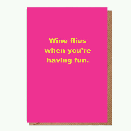 Wine Flies A6 Greeting Card Greeting & Note Cards Crumble and Core   