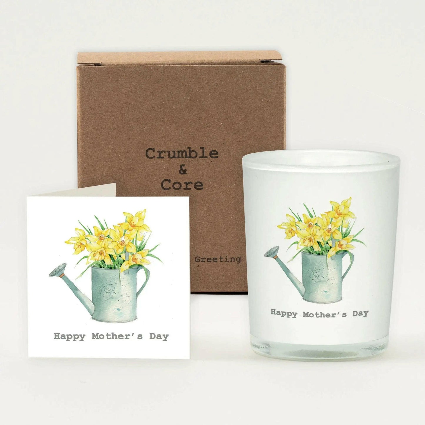 Daffodil Mother's Day Boxed Candle Candles Crumble and Core   