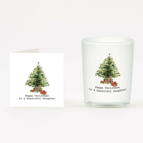 Christmas Tree Daughter Boxed Candle and Card Candles Crumble and Core   