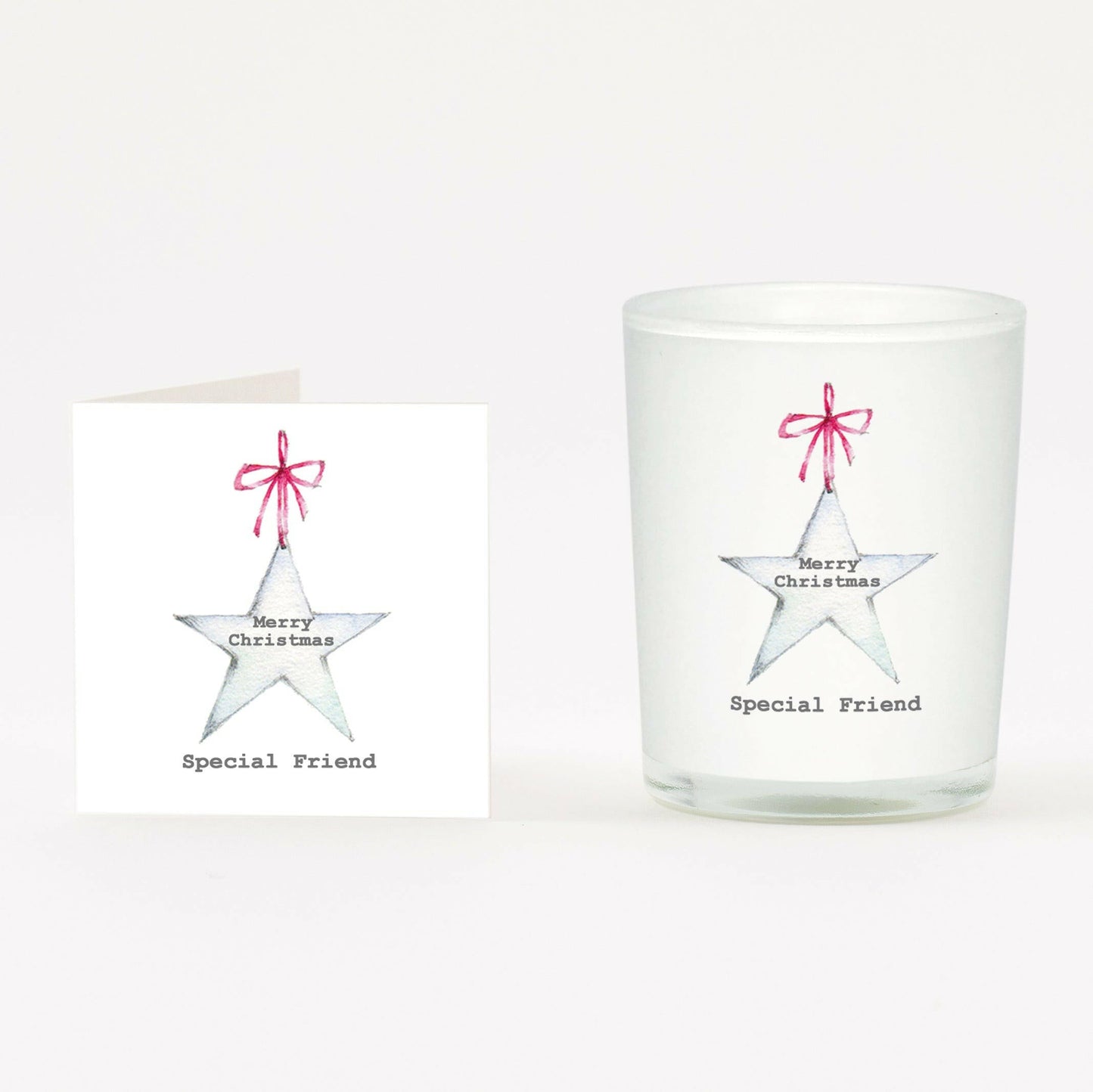 Christmas Star Friend Boxed Candle and Card Candles Crumble and Core   