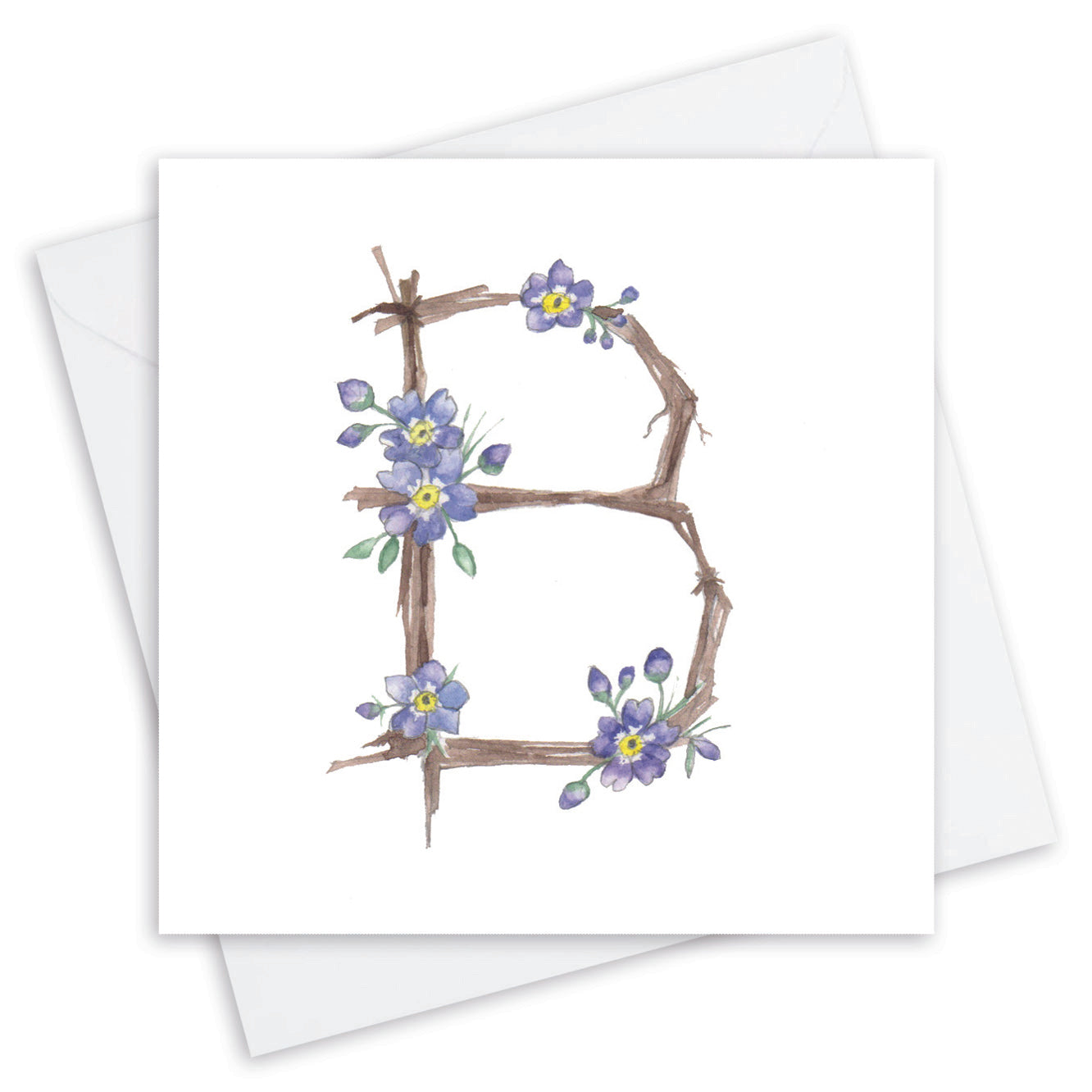 Floral Letters B