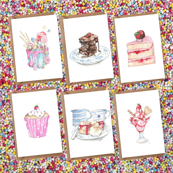 Boxed 'Naughty But Nice' pack of assorted A6 cards