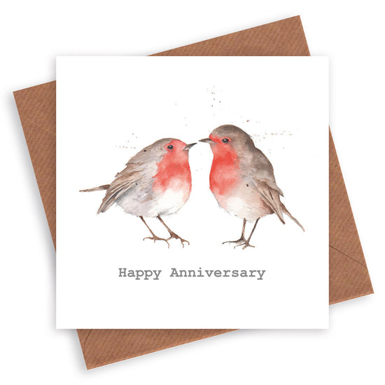 Kissing Robins, biglietto di anniversario