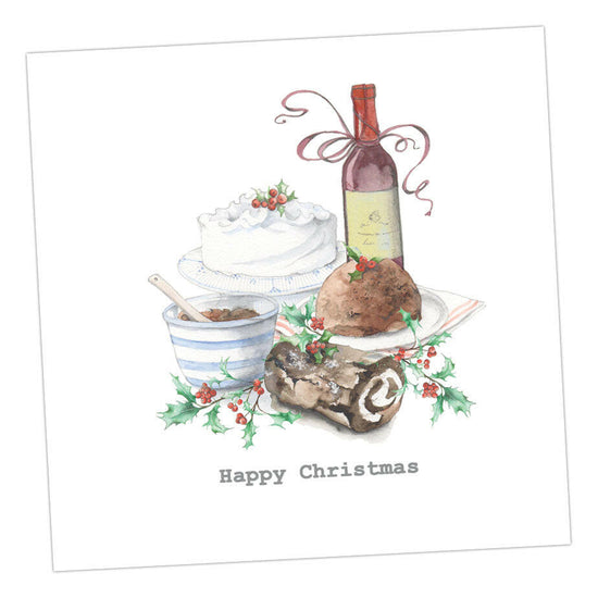 Christmas Tea Card Greeting & Note Cards Crumble and Core   