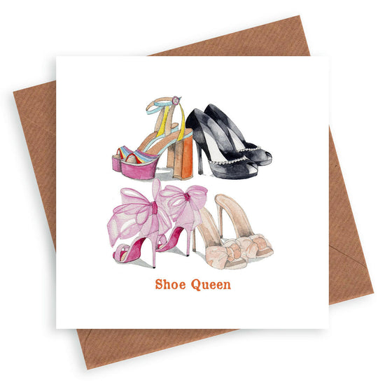 Shoe Queen Card Greeting & Note Cards Crumble and Core   