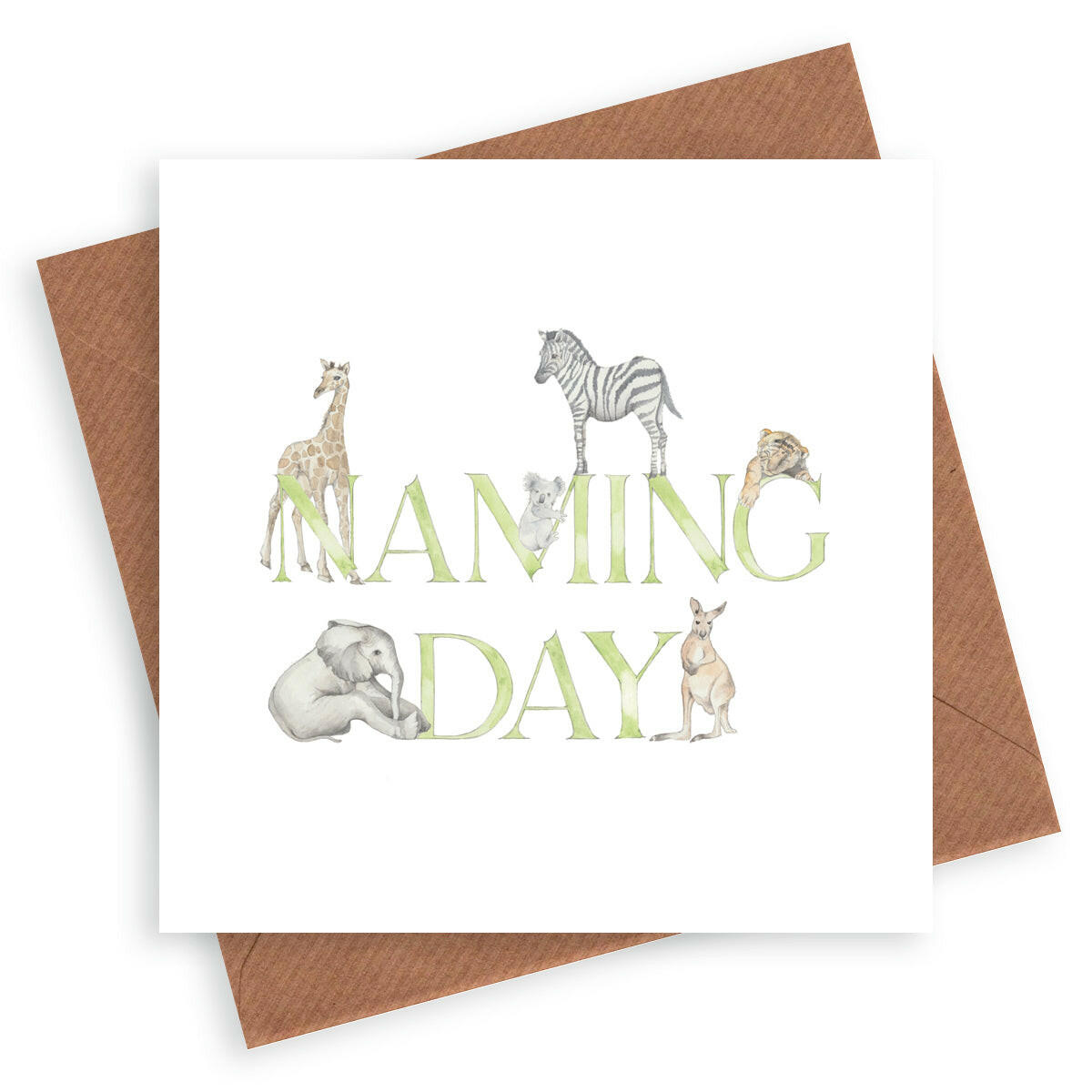 Letters Naming Card Greeting & Note Cards Crumble and Core   