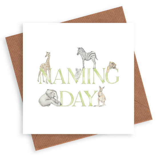 Letters Naming Card Greeting & Note Cards Crumble and Core   