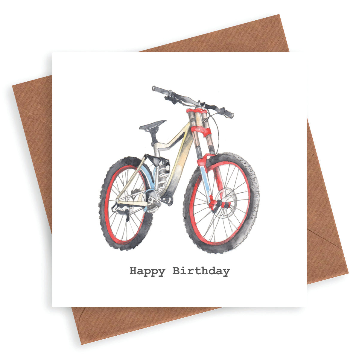 Biglietto di buon compleanno per bici