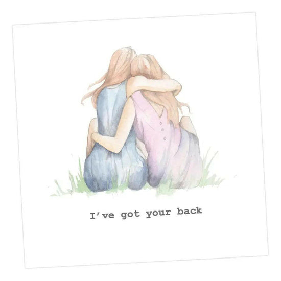 I've got Your Back Card Greeting & Note Cards Crumble and Core   