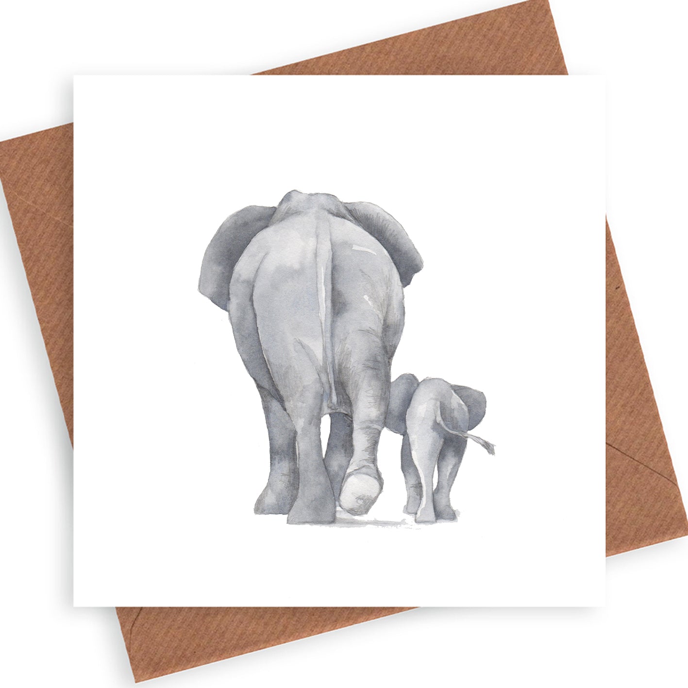 Baby Love Elephants Card