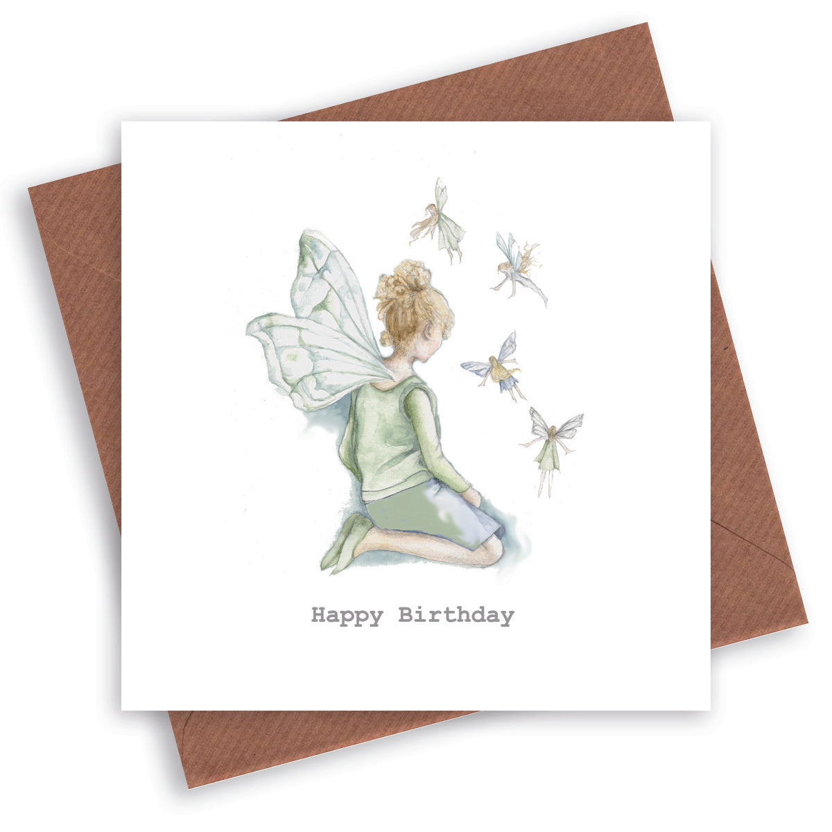 Tiny Fairies Birthday Card