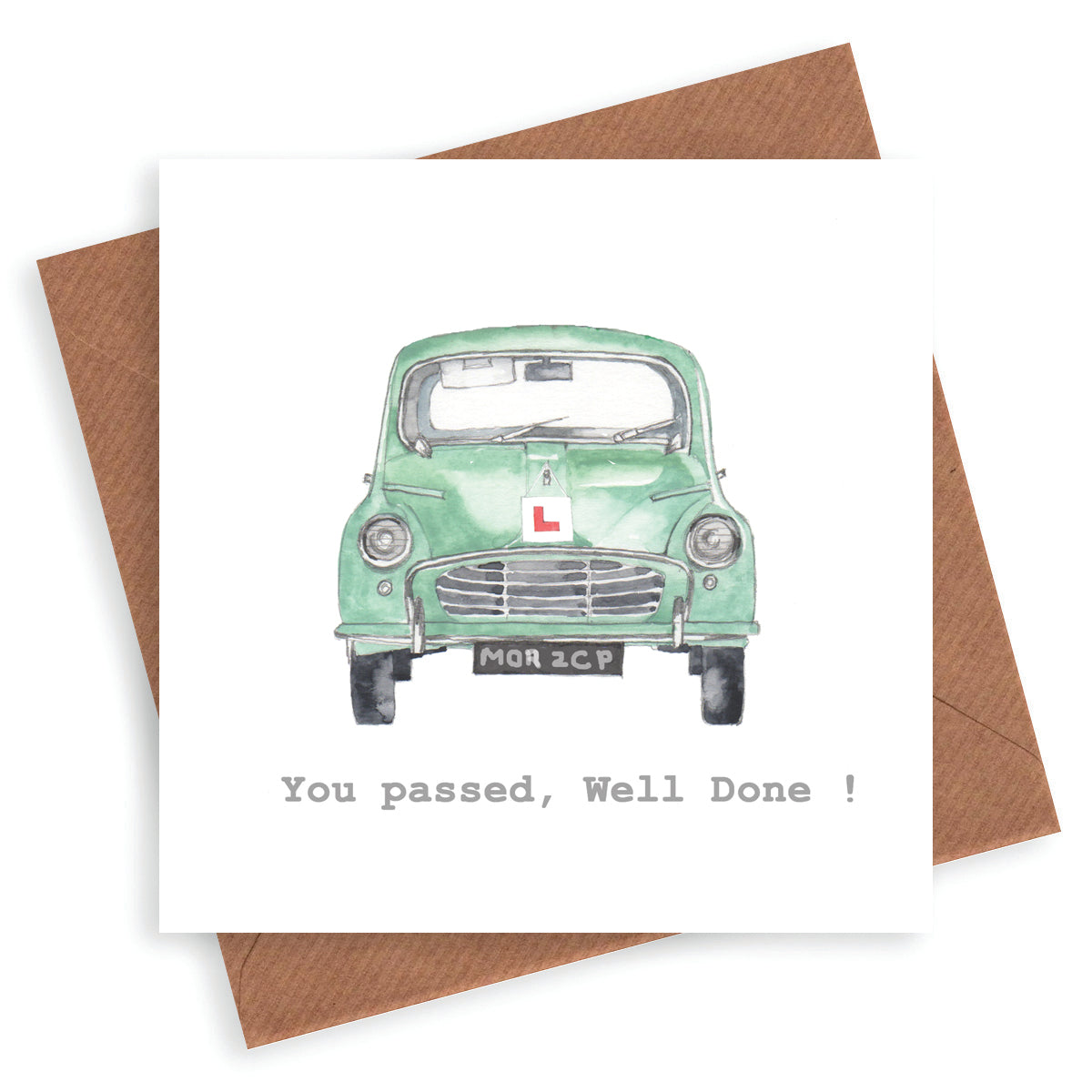 Driving Test Greeting Card