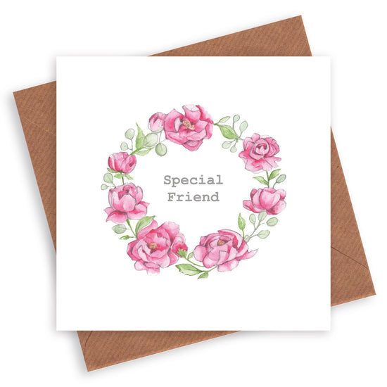 Special Friend Floral Wreath