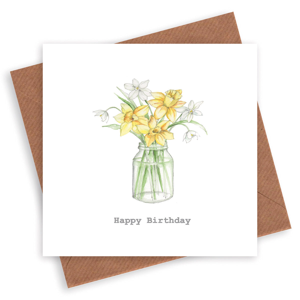 Daffodils Birthday Greeting Card