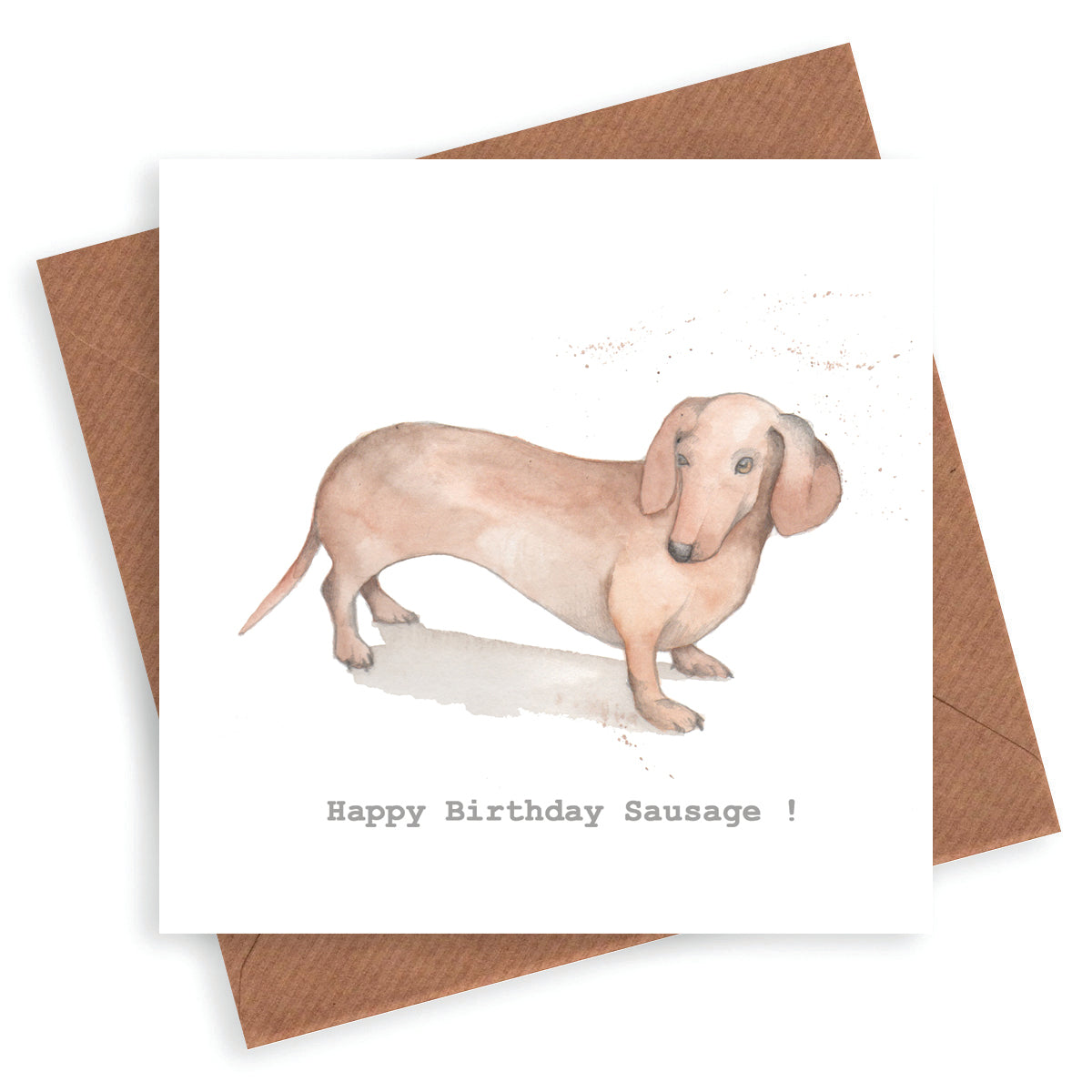 Happy Birthday Sausage Dog Card