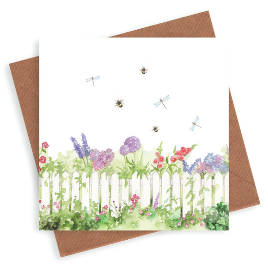 Picket Fence Blank Card