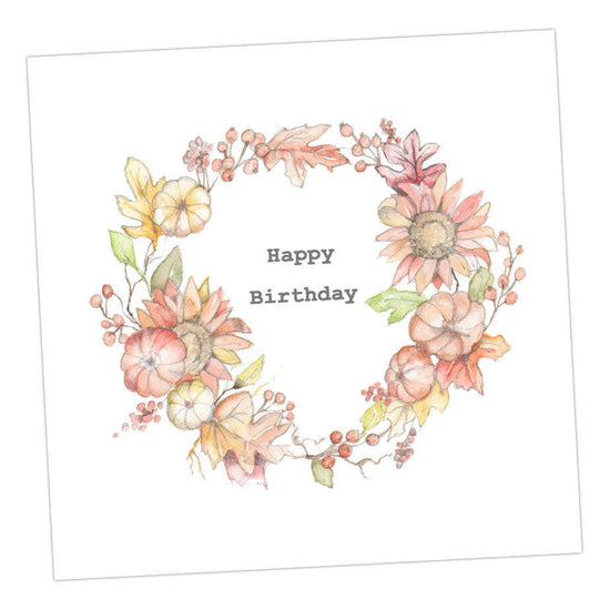 Birthday Wreath Greeting & Note Cards Crumble and Core   