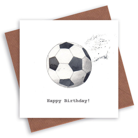 Biglietto d'auguri per il calcio