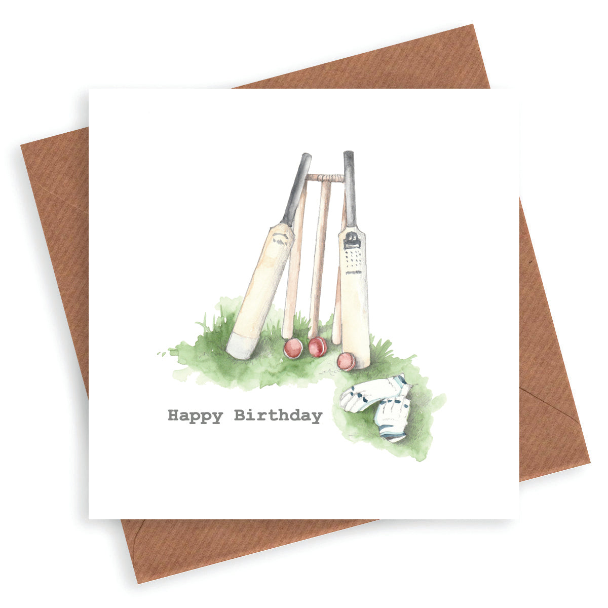 Biglietto di buon compleanno da cricket