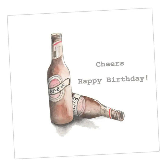 Cheers Happy Birthday Card Greeting & Note Cards Crumble and Core   