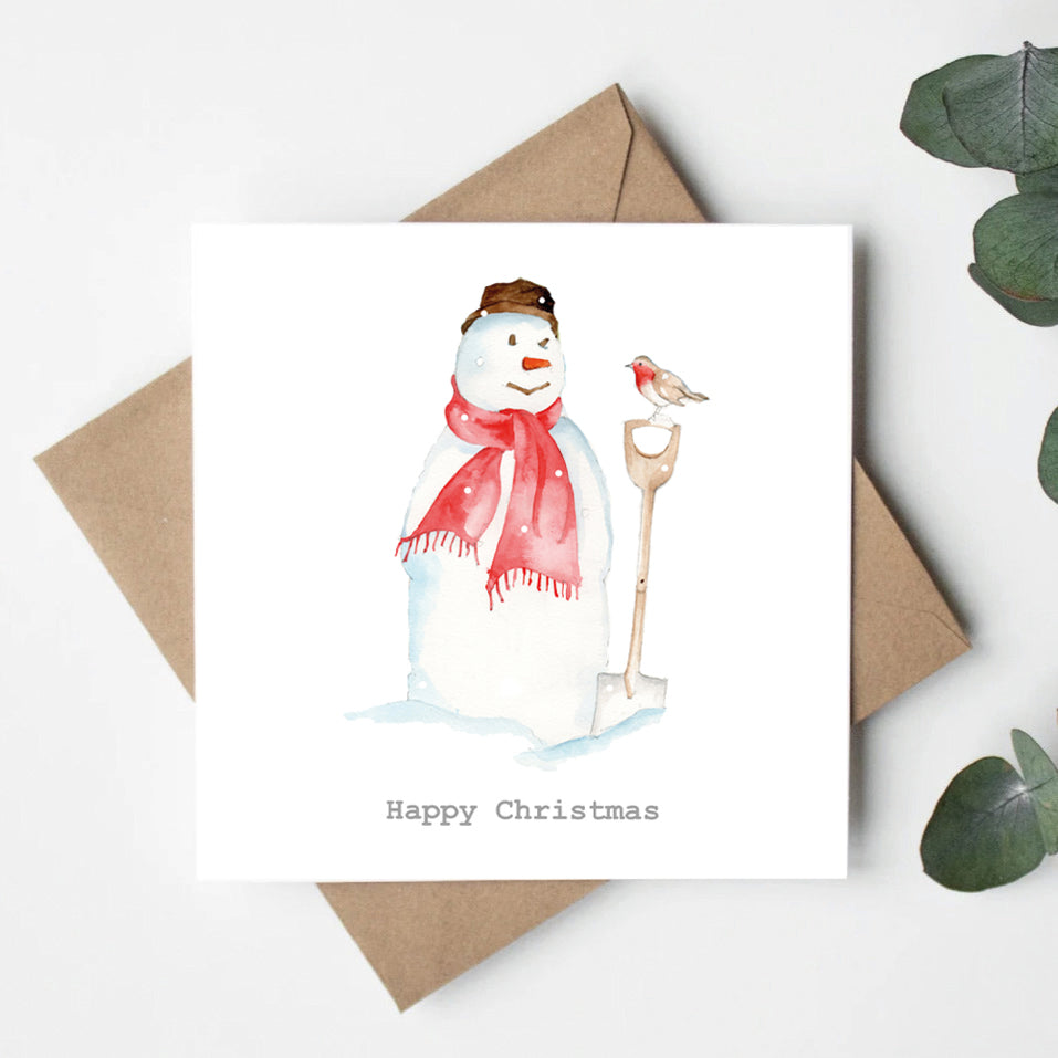 Snowman Christmas Card