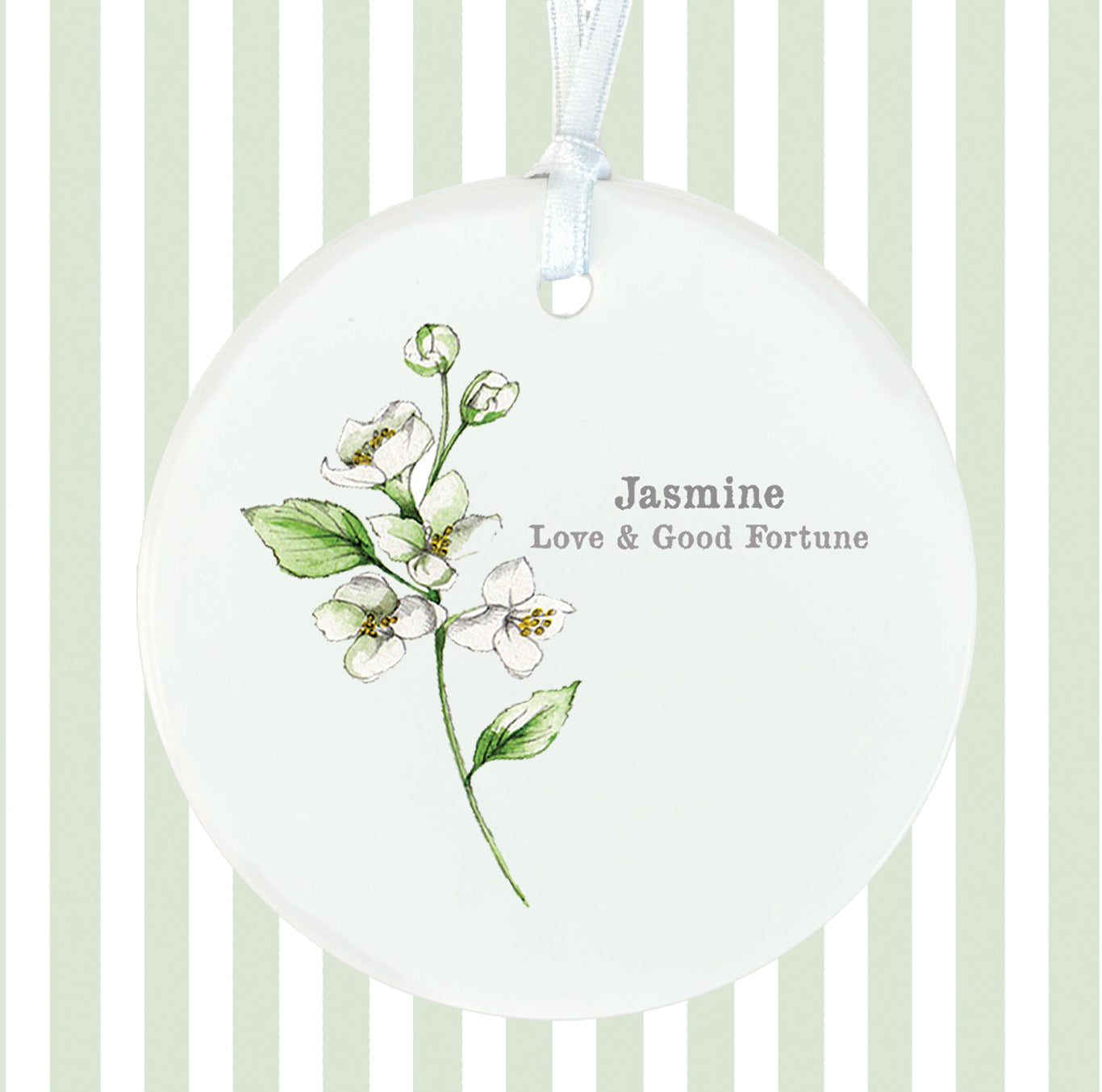 Hanging Ceramic Decoration - Flowers Jasmine