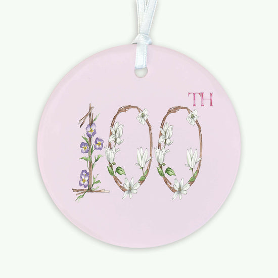 A6 Greeting Card with Ceramic Keepsake - 100th Greeting & Note Cards Crumble and Core   