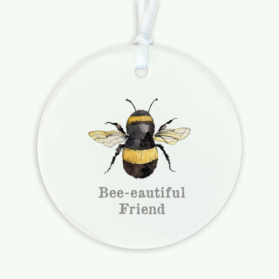 A6 Greeting Card with Ceramic Keepsake - Bee-eautiful Friend Greeting & Note Cards Crumble and Core   