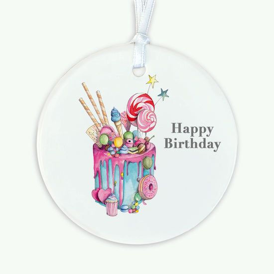 A6 Greeting Card with Ceramic Keepsake - Truly Scrumptious Happy Birthday