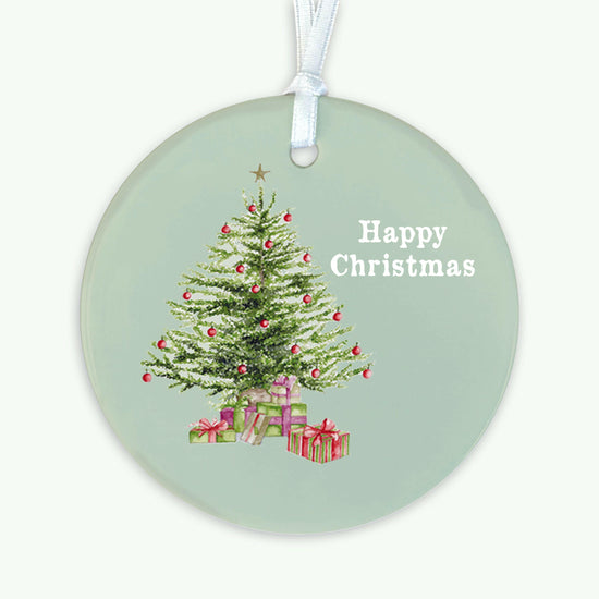 Hanging Ceramic Decoration - Christmas Tree Decor Crumble and Core   