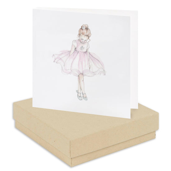 Boxed Ballerina Earring Card Earrings Crumble and Core Kraft  