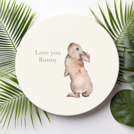 Ceramic Coaster - Bunny Love You