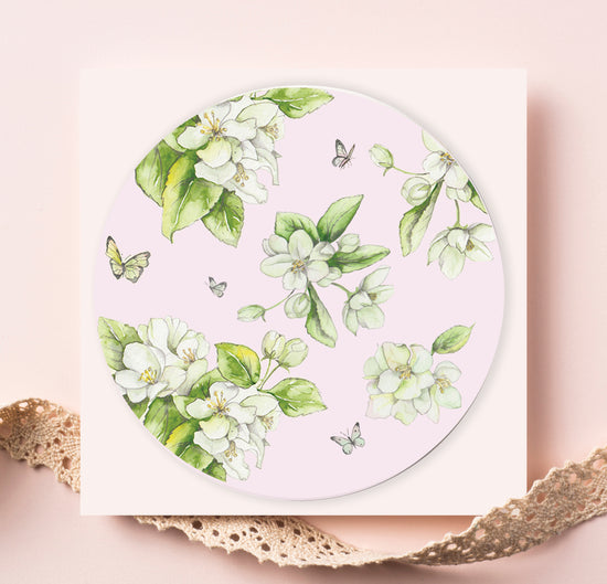 Ceramic Coaster - Pink Blossom