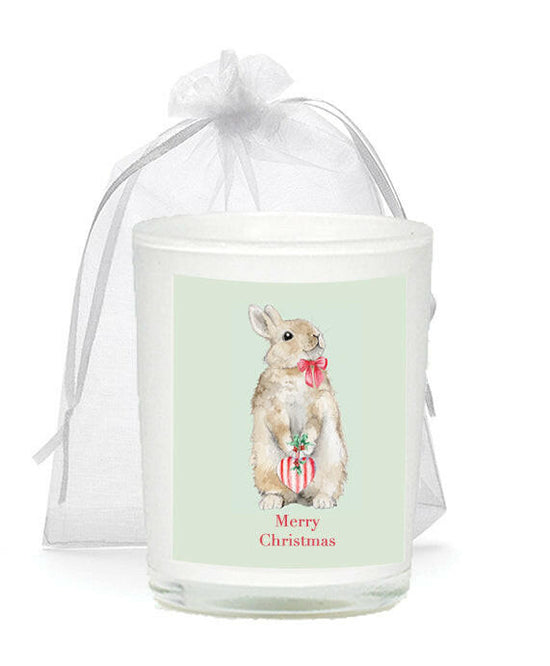 Christmas Robin Candle & Organza Bag Candles Crumble and Core   