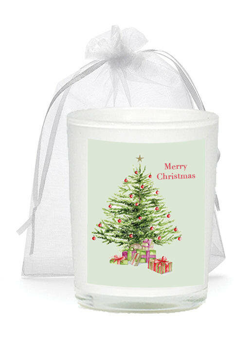 Christmas Robin Candle & Organza Bag Candles Crumble and Core   