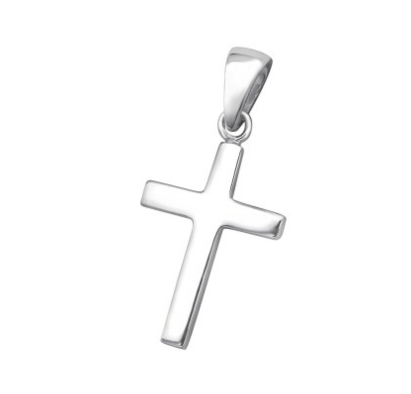 Sterling Silver Cross Pendant Necklace Charms & Pendants Crumble and Core   