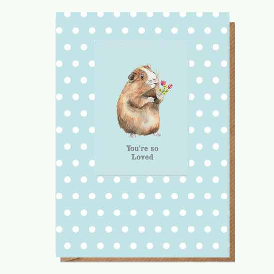 A6 Greeting Card with Magnet - Hedgehog Lovely Friend Greeting & Note Cards Crumble and Core   