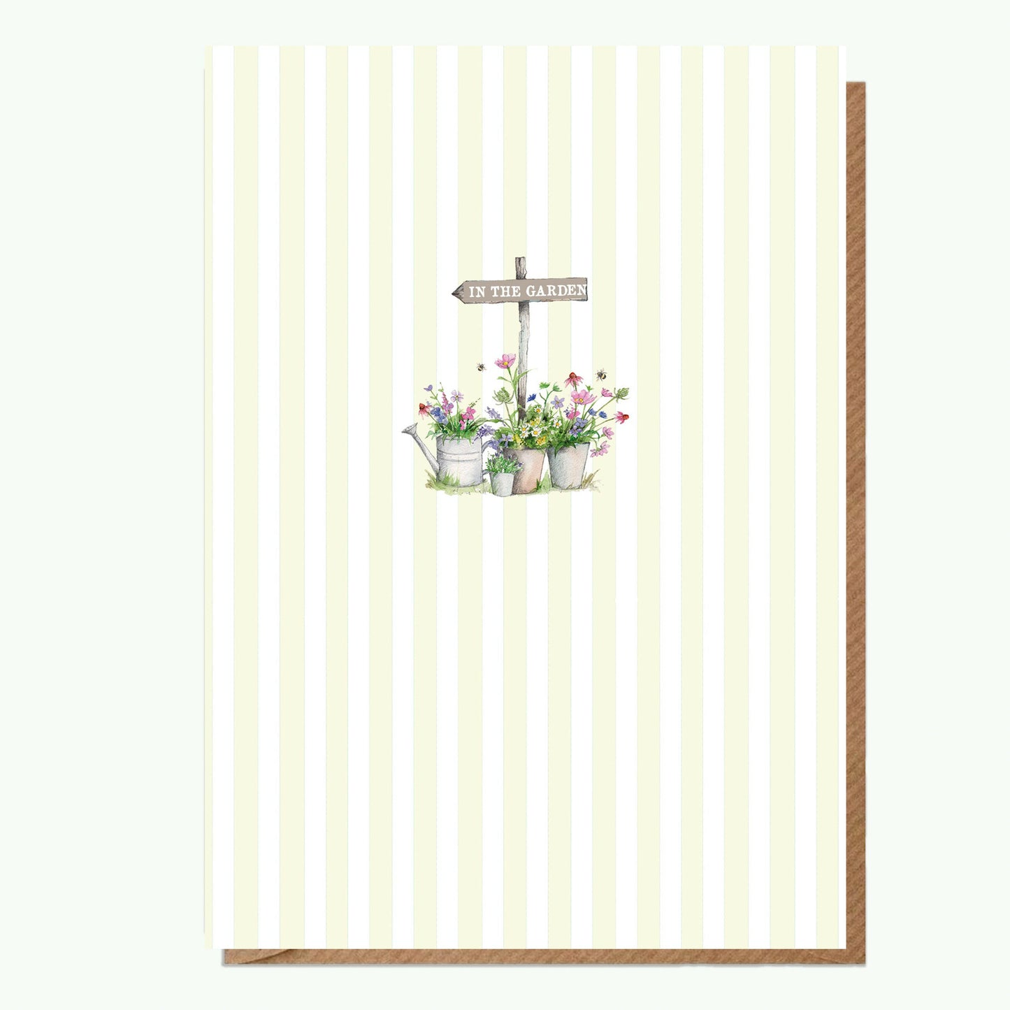 A6 Greeting Card with Ceramic Keepsake - Garden Sign Greeting & Note Cards Crumble and Core   