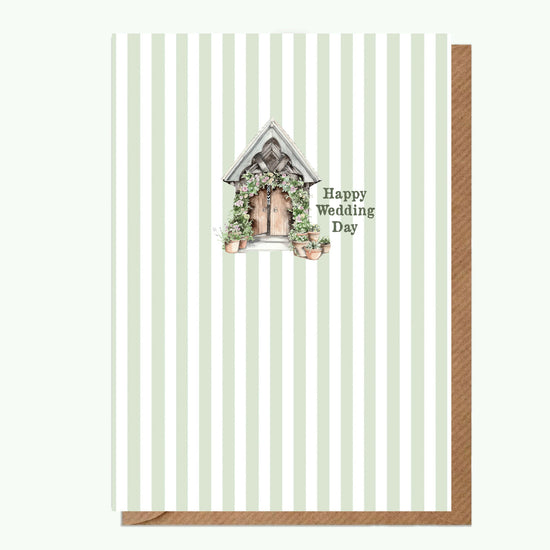 A6 Greeting Card with Ceramic Keepsake - Wedding Church Greeting & Note Cards Crumble and Core   