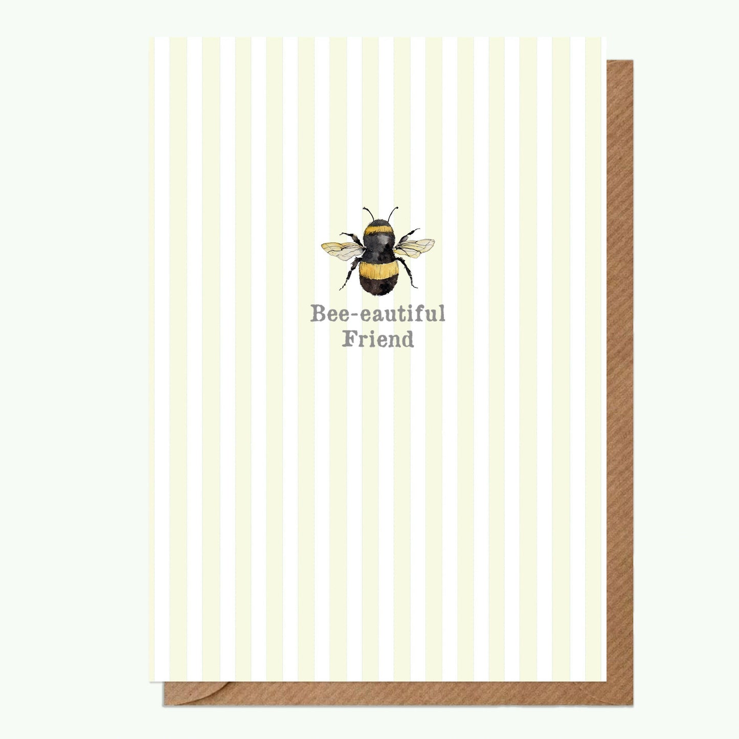 A6 Greeting Card with Ceramic Keepsake - Bee-eautiful Friend Greeting & Note Cards Crumble and Core   