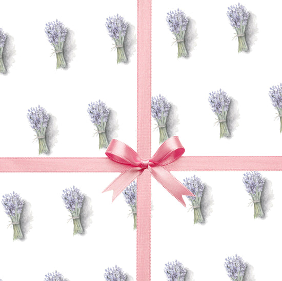 Lavender Gift Wrapping Gift Wrap & Tag Pack