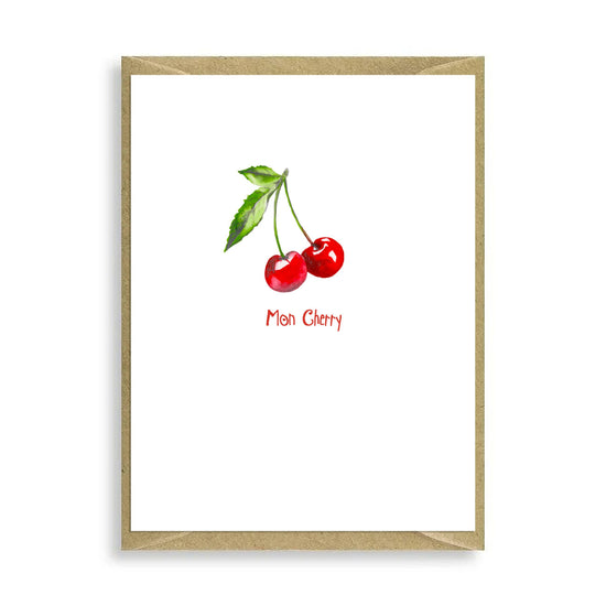 Cherrie Mon Cherry Mini Card Greeting & Note Cards Crumble and Core   