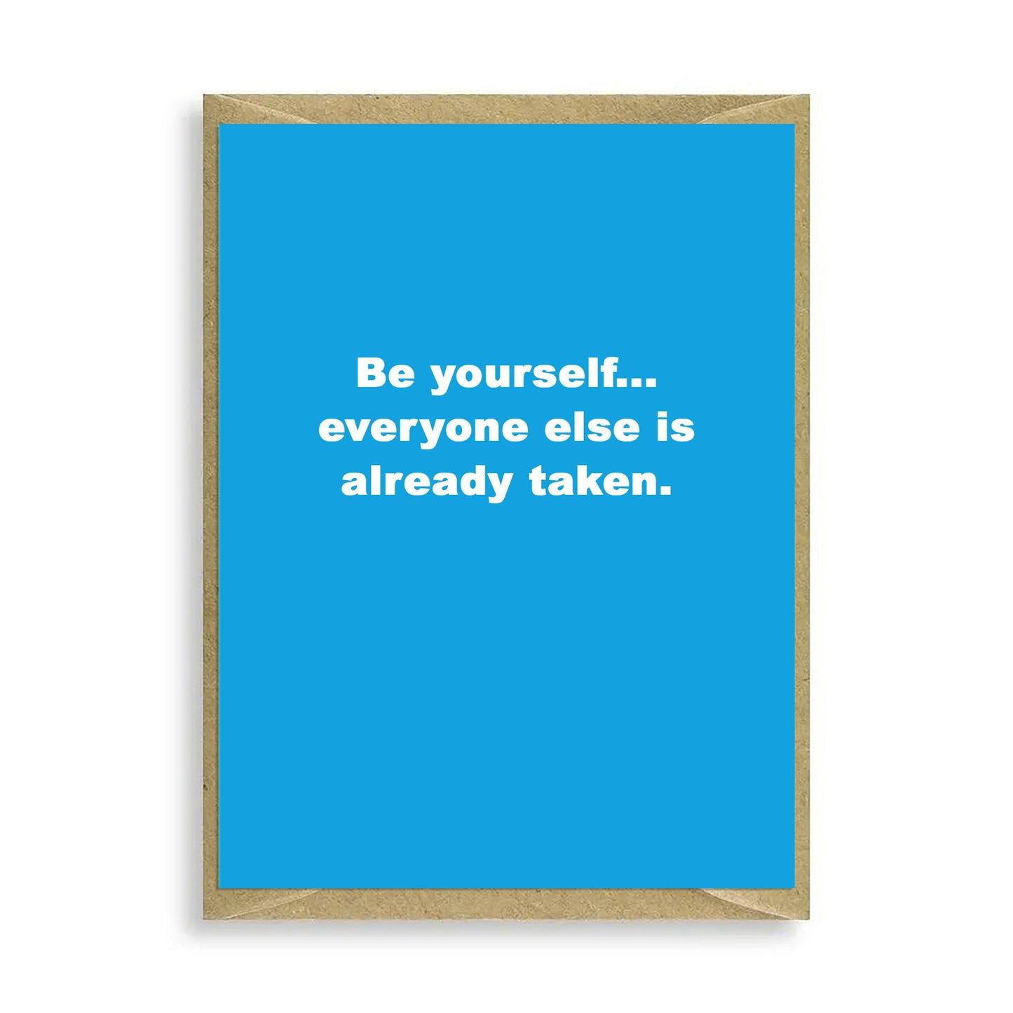 Be Yourself Mini Card Greeting & Note Cards Crumble and Core   