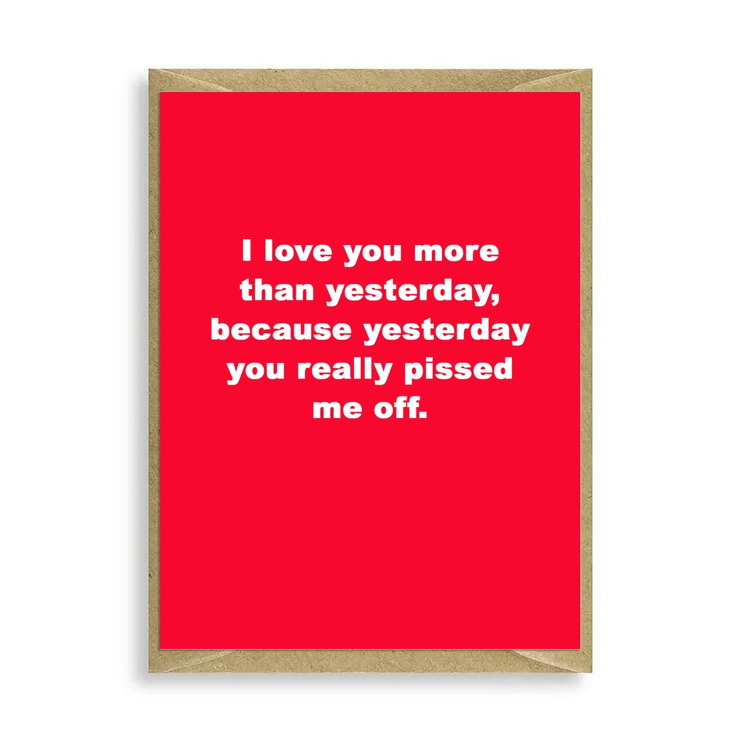 I Love You More Mini Card Greeting & Note Cards Crumble and Core   