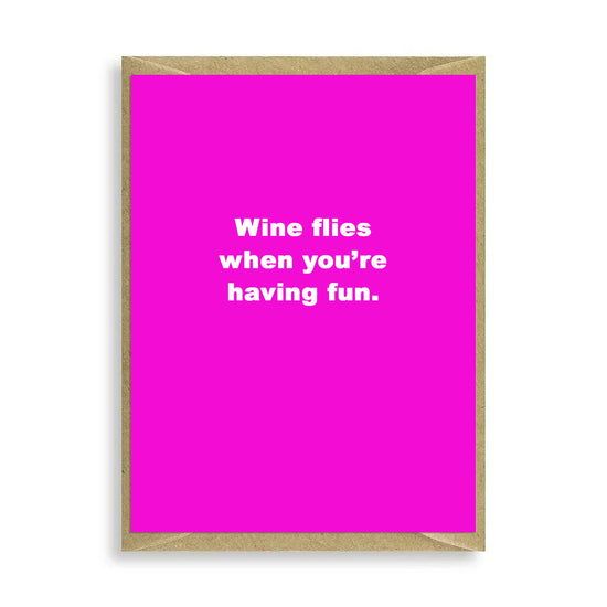 Wine Flies Mini Card Greeting & Note Cards Crumble and Core   