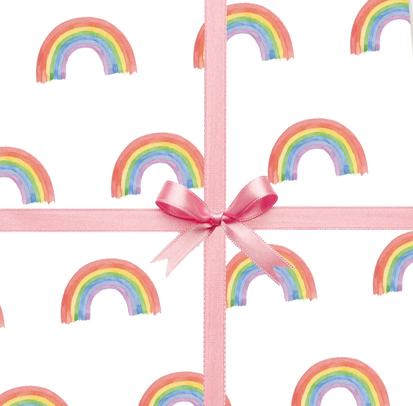 Rainbow Gift Wrapping Gift Wrap & Tag Pack